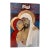 Vintage Original Gold Leaf Russian Icon Mary Jesus Pieta Oil Painting on Wood For Sale