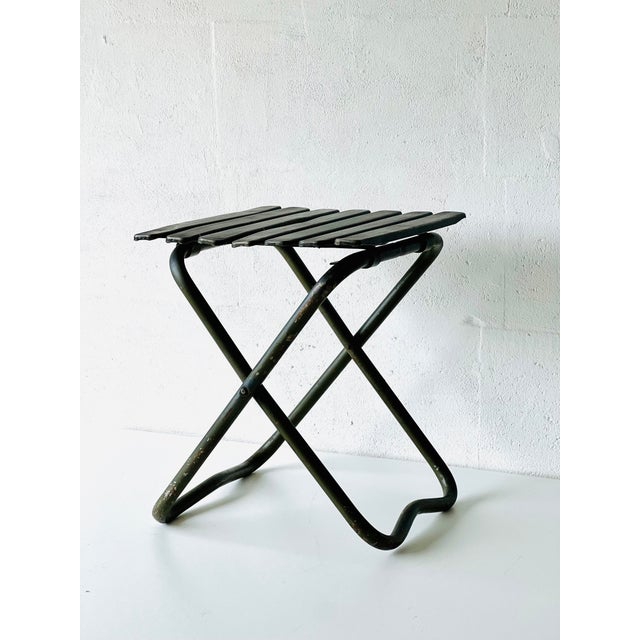 Industrial Folding Metal Chair, 1970s For Sale - Image 16 of 18