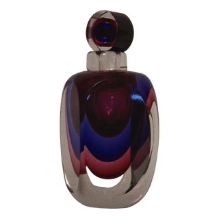Mid-Century Modern Murano Glass Perfume Bottle, Italy, 1990s For Sale