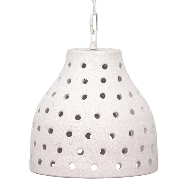 Porous Ceramic Pendant, Large For Sale