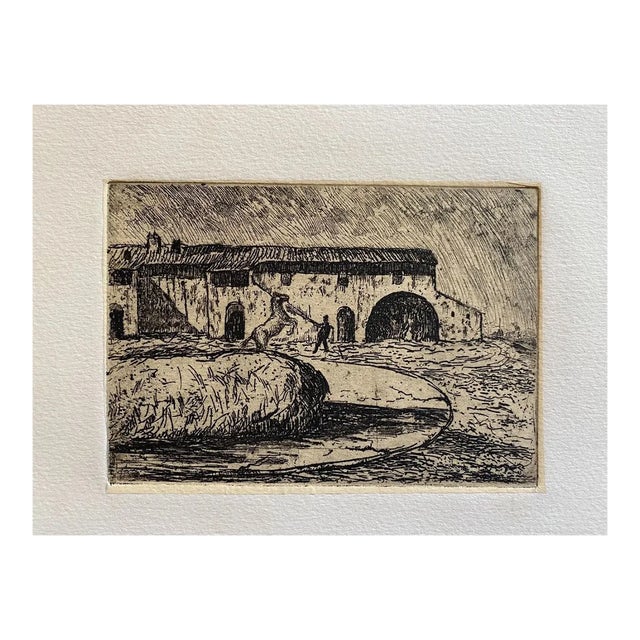 Giuseppe Viviani, Factor, Etching, 1983 For Sale