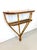 Demilune Console Table in Bamboo and Formica, Italy, 1970s For Sale - Image 4 of 12