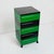 Chest of Drawers in Black and Green by Simon Fussell for Kartell, Italy, 1970s For Sale - Image 12 of 12