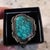 Sz6.75 Cecil Atencio Navajo Sterling and Spiderweb Turquoise Statement Ring For Sale - Image 9 of 11