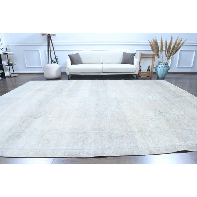 Vintage Persian Hand-Knotted area rug is a semi-antique vintage area rug. The ' 70s Eastern region of Anatolian's unique...