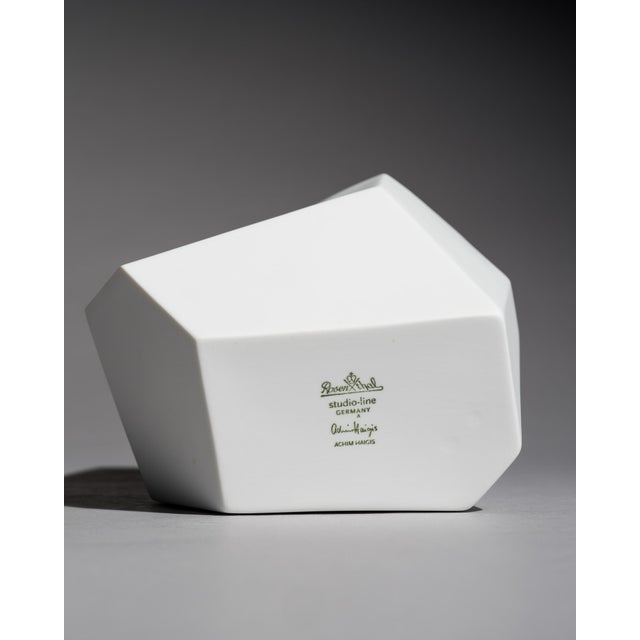 Surface Bisque Porcelain Vases by Achim Haigis for Rosenthal, 2007, Set of 2 For Sale - Image 9 of 12