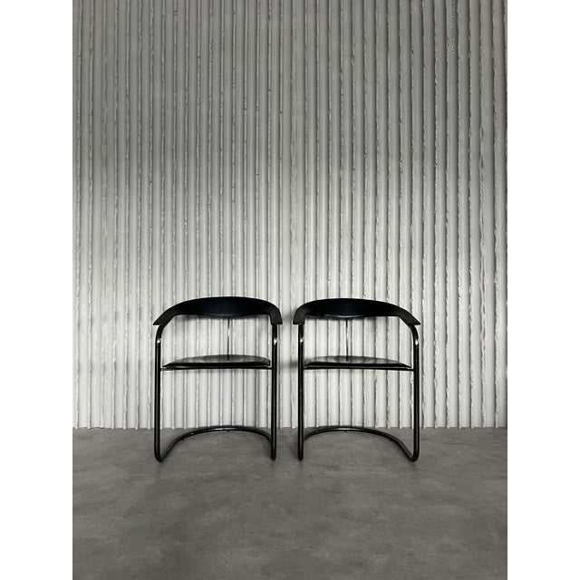 Leather Chairs from Arrben, Set of 3 For Sale - Image 3 of 10