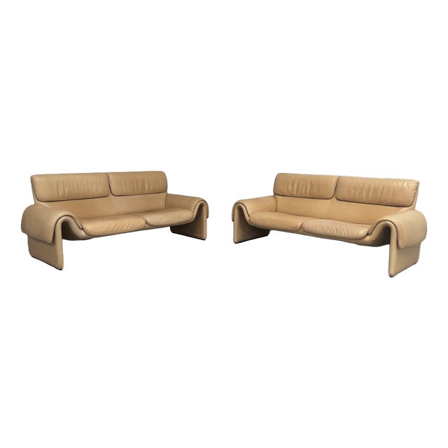 DS2011 Leather Sofas from de Sede, 1980s, Set of 2 For Sale
