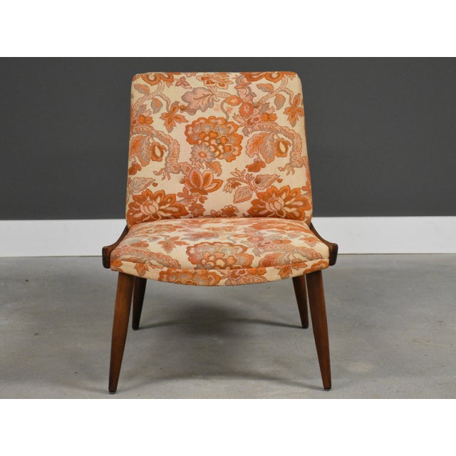 1960s Walnut Lounge Chair by Kroehler Furniture For Sale - Image 5 of 9