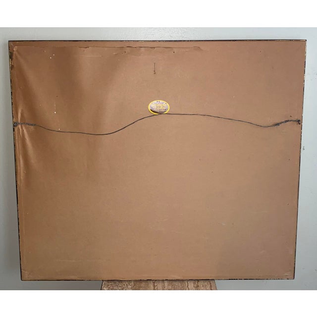 Tavik Simon Listed Czech Artist Notre Dame Paris in Winter Large Color Etching, Signed, Framed For Sale In Tampa - Image 6 of 6