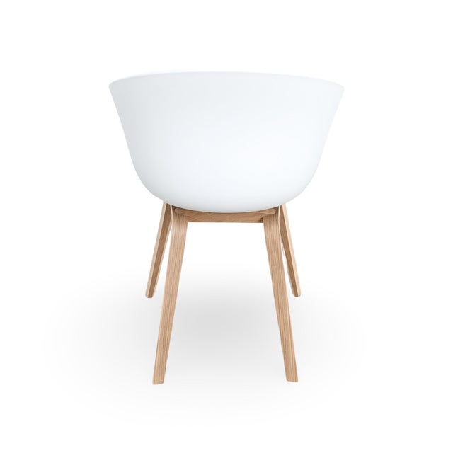 Aac 22 Armchairs in White from Hay, Set of 4 For Sale - Image 6 of 10