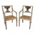 Italian Flower Basket Chairs/Pair For Sale