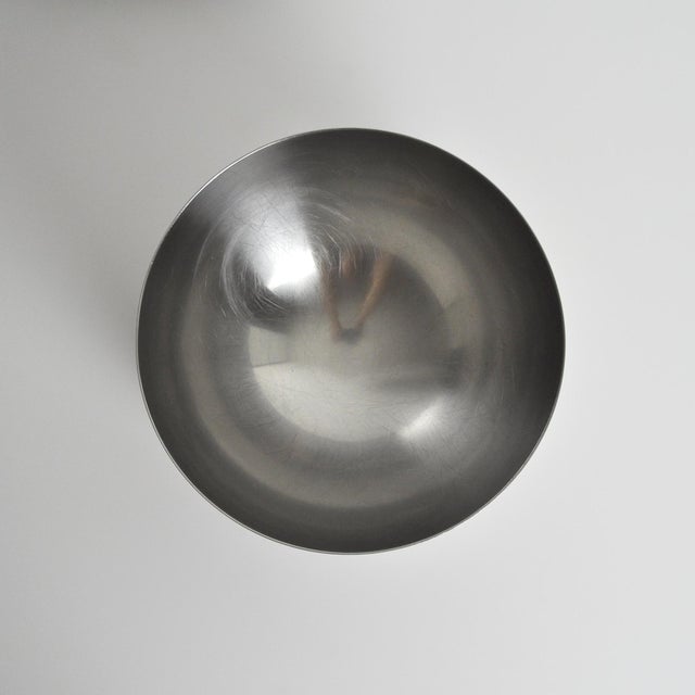 Contemporary Cylinda-Line Bowl in Stainless Steel by Arne Jacobsen for Stelton, 1960s For Sale - Image 3 of 7