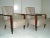 Set of Leather and Rosewood Armchairs, 1940s For Sale - Image 14 of 15