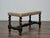 English Barley Twist Bench With Upholstered Seat, Circa 1900 For Sale In Atlanta - Image 6 of 18