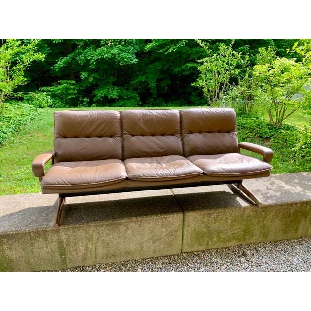 Brutalist Brutalist Sofa by André Vanden Beuck for Strässle, 1970s For Sale - Image 3 of 18