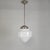 Art Deco Pendant Lamp with Stepped Opaline Shade, 1930s For Sale - Image 11 of 11