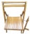 Mid-Century Modern Nevco Wood Slat Folding Chairs — Set of 4 For Sale