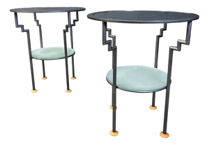 Side Tables, 1980s, Set of 2