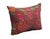 Boho Chic Kuna Mola Hand Sewn Textile Folk Art Embroidered Colorful Throw Pillow 18" For Sale - Image 3 of 5