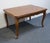 Brown High End Vintage Country French Provincial Cherry Basketweave Parquetry 89" Refectory Dining Table For Sale - Image 8 of 9