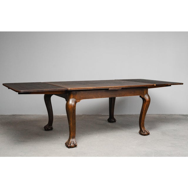 Extendable Dining Table in Oak For Sale - Image 16 of 18