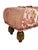 1980s Vintage French Provincial Style Red Toile Foot Stool in the Style of Mackenzie Childs For Sale - Image 5 of 13