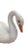 Vintage leather swan sculpture signed Frederico Mexico. This swan is handcrafted with meticulous care to the detail in the...