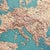 Modern Italian Topographic Geographical Map in Wood Frame of Europe, 1950s-1990s For Sale - Image 3 of 16