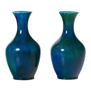 Pair of Early 20th Century Sevres Bud Vases For Sale