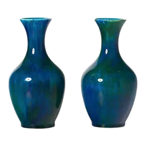 Pair of Early 20th Century Sevres Bud Vases