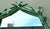 Green Vintage Green Painted Twig Mirror For Sale - Image 8 of 12