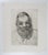 Mid-Century Modern Vintage Mid 20th Century Benjamin Rubin Portrait Etching of Man For Sale - Image 3 of 3