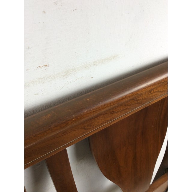Mid-Century Modern Mid Century Modern Full Size Headboard With Bentwood Details For Sale - Image 3 of 18