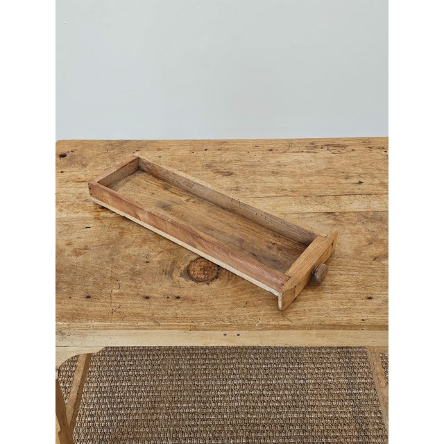 Beige 19th Century English Pine Farmhouse Table / Writing Desk, Circa 1870 For Sale - Image 8 of 15