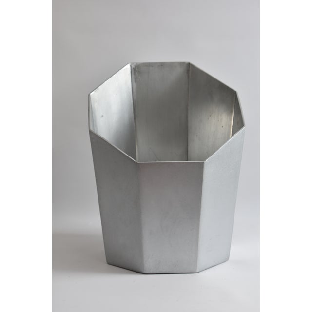 Aluminum Hexagonal Planter With Backrest For Sale In New York - Image 6 of 6