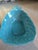 1950s Red Wing Pottery Aqua Turquoise Pineapple Large Serving Dish and 3 Small Serving Bowls For Sale - Image 9 of 10