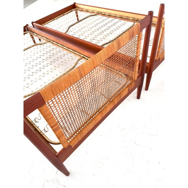 Single Beds by Børge Mogensen for Søborg Møbelfabrik, Denmark, 1950s, Set of 2 For Sale - Image 16 of 18