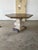 French Distressed Hexagonal Dining Table With Cast Pedestal For Sale In Dallas - Image 6 of 8