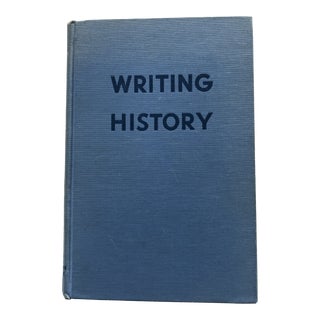 Vintage Blue Writing History Book For Sale
