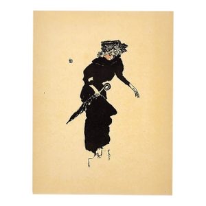 Bonnard Lithograph 63 Femme Au Parapluie 1952