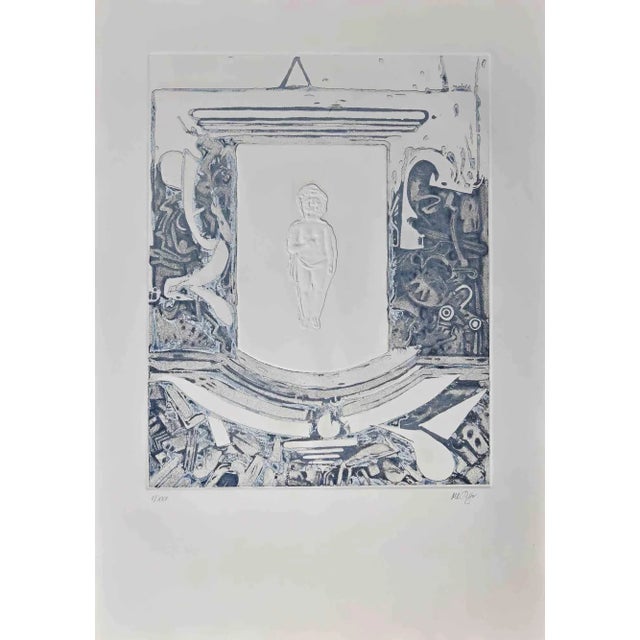 Decalogue N°1 is an original artwork realized by Lucio del Pezzo between 1976 and 1978. It is part of "Decalogue", a...