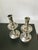Vintage Mid-Century Royal Holland KMD Daalderop Pewter Candlesticks – Pair For Sale - Image 6 of 7