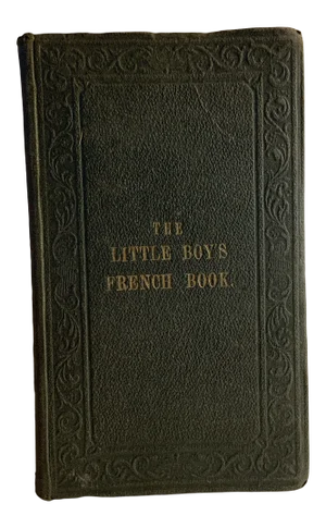 1863 Little Boy's French Book