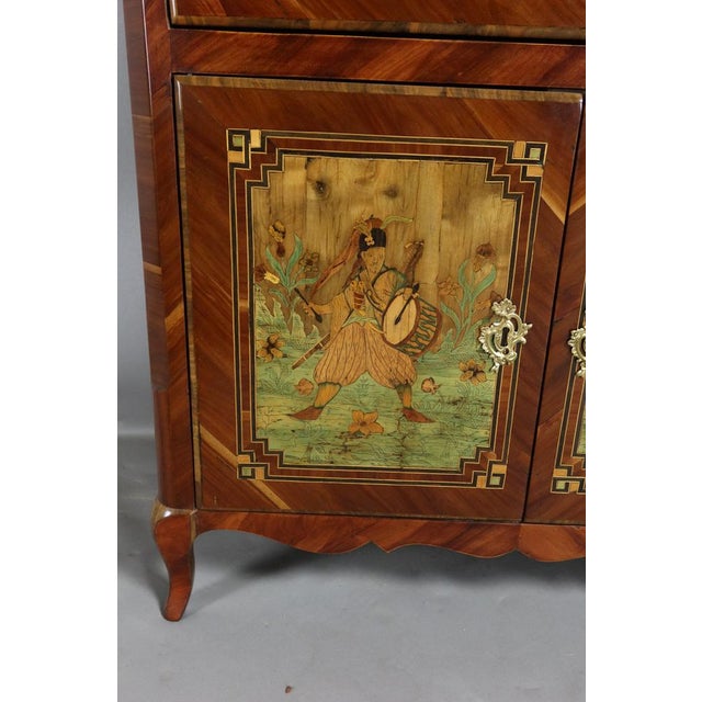 Antique Wooden Secretary, 1700s For Sale - Image 4 of 13