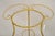 Mid 20th Century Italian Hollywood Regency Gold Iron Rope 3 Tier Bath Washstand Plant Stand Table For Sale - Image 4 of 12