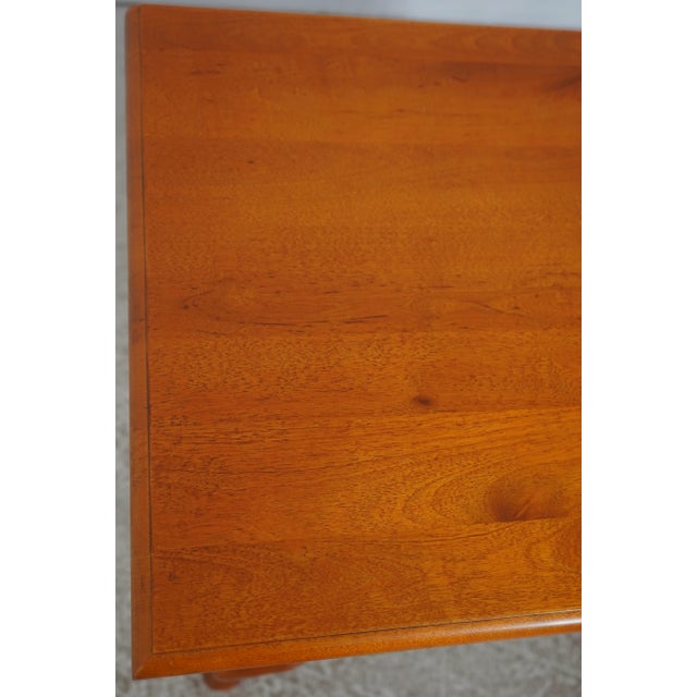 New England Queen Anne Style Dressing Table Lowboy For Sale - Image 15 of 17