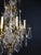 Gold Crystal & Bronze Chandeliers For Sale - Image 8 of 10