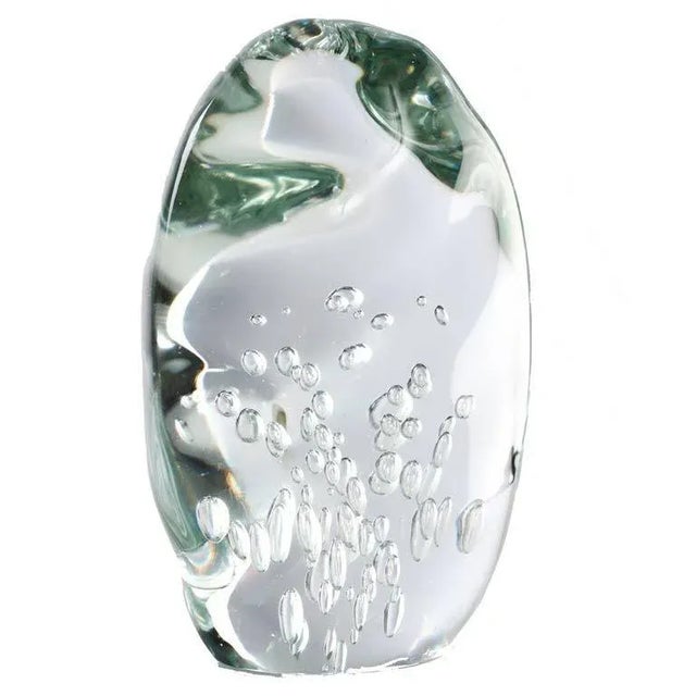 1970s Glass Bubble Inclusion Amorphic Sculpture For Sale In Jacksonville, FL - Image 6 of 6