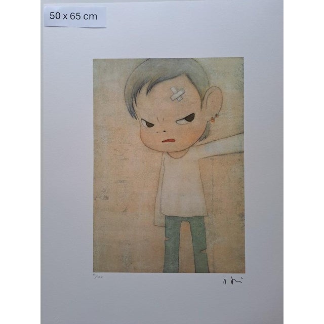 Pop Art After Nara Yoshitomo, Boy , 1990s, Limited Edition Lithograph For Sale - Image 3 of 9